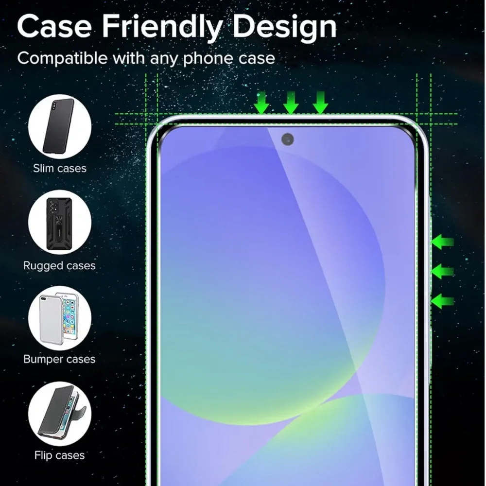 Pack Tempered Glass for Samsung Galaxy A37 5G/A36 5G